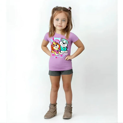 Paw Patrol Skye Everest Kinder Mädchen T-Shirt Shirt - WS-Trend.de Gr. 98 - 128 Baumwolle