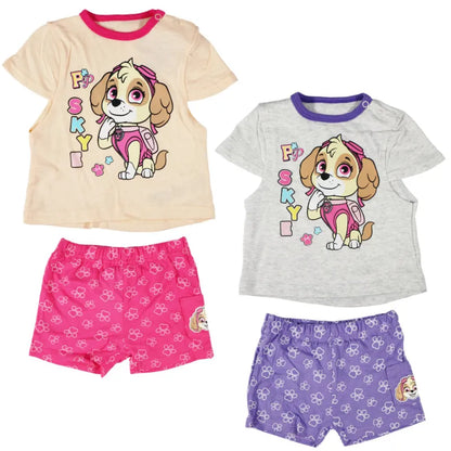 Paw Patrol Skye Mädchen Baby Kurzarm Shirt plus Shorts - WS-Trend.de Gr. 62 bis 86 Baumwolle
