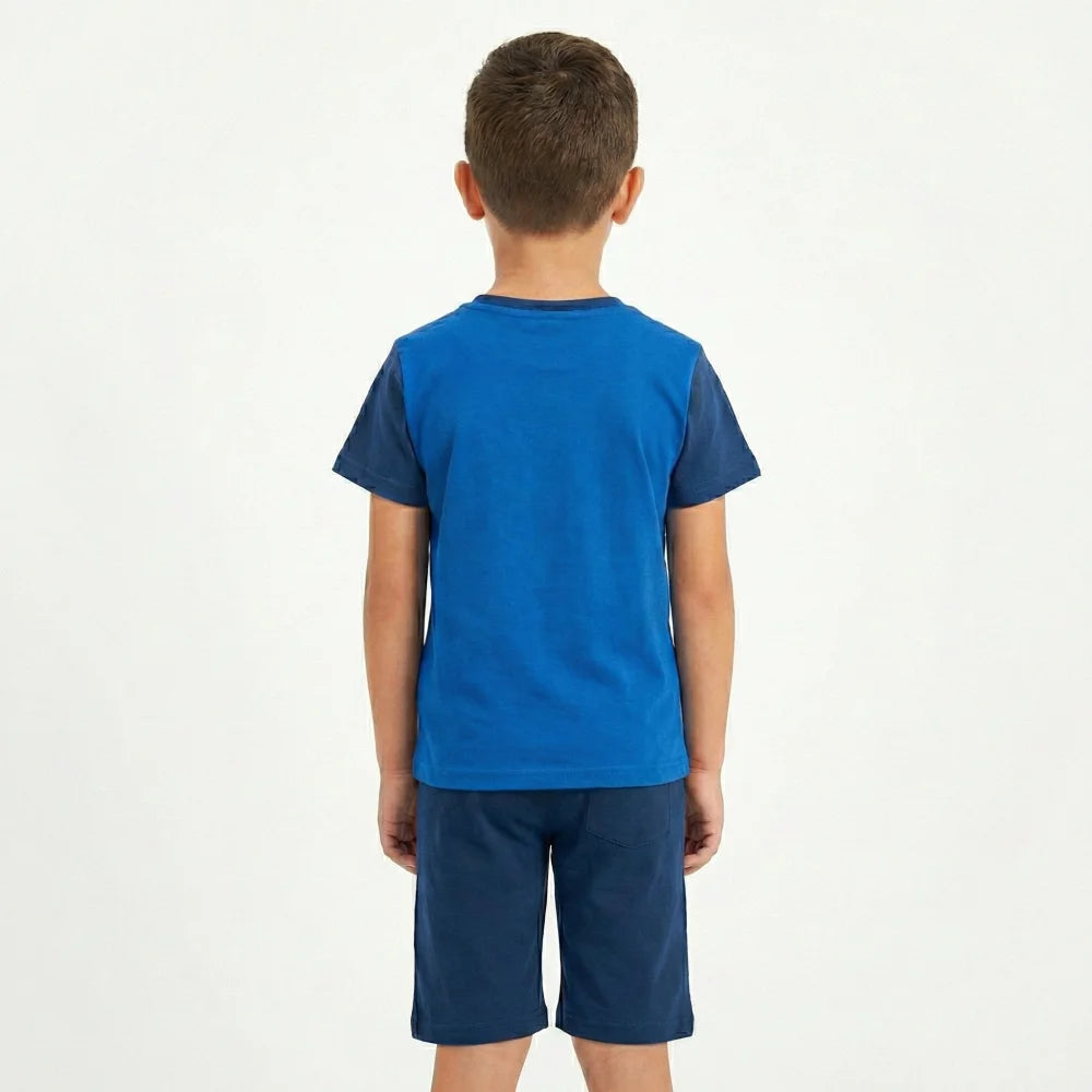 Paw Patrol Chase Rubble Marshall Sommerset Shorts plus T-Shirt - WS-Trend.de 98-128 Blau