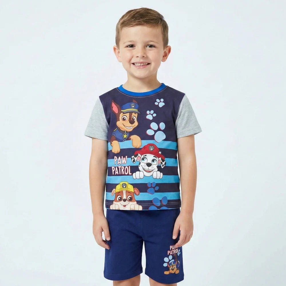 Paw Patrol Kinder Chase Jungen Sommerset Shirt Shorts - WS-Trend.de