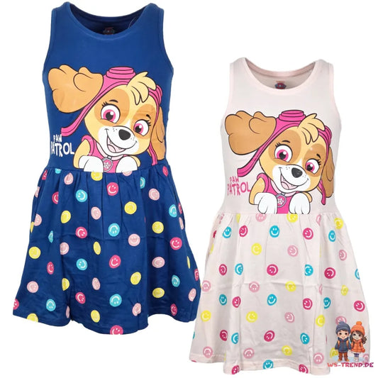 Paw Patrol Skye Kinder Mädchen kurzarm Kleid Sommerkleid - WS-Trend.de 92-128 Baumwolle