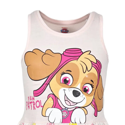 Paw Patrol Skye Kinder Mädchen kurzarm Kleid Sommerkleid - WS-Trend.de 92-128 Baumwolle