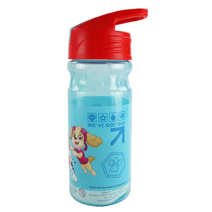 Paw Patrol Wasserflasche Trinkflasche Flasche 500 ml Trinkhalm Griff - WS-Trend.de Chase Rubble Marshall