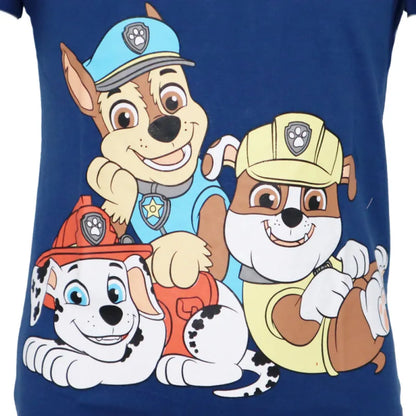Paw Patrol Chase Rubble Marshall Kinder Jungen T-Shirt - WS-Trend.de kurzarm 98 -128 Baumwolle