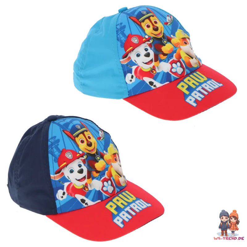 Paw Patrol Kinder Basecap Baseball Kappe - WS-Trend.de Mütze Hut Jungen Gr. 50-52