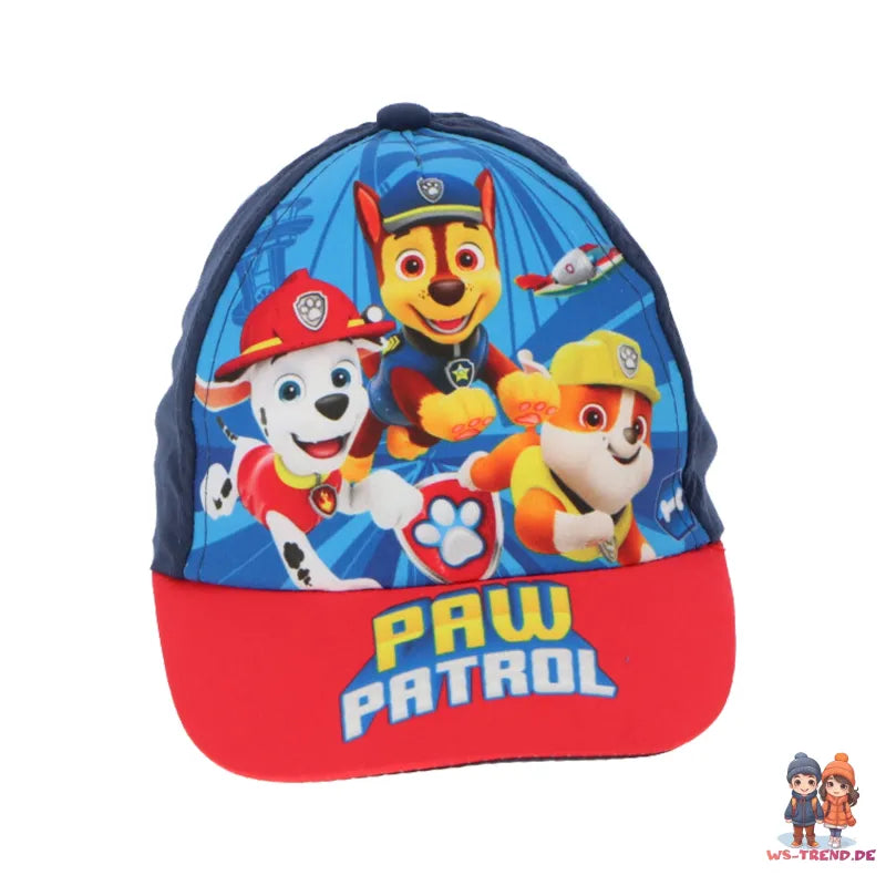 Paw Patrol Kinder Basecap Baseball Kappe - WS-Trend.de Mütze Hut Jungen Gr. 50-52
