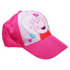 Peppa Wutz Pig Kinder Mädchen Basecap Baseball Kappe Mütze