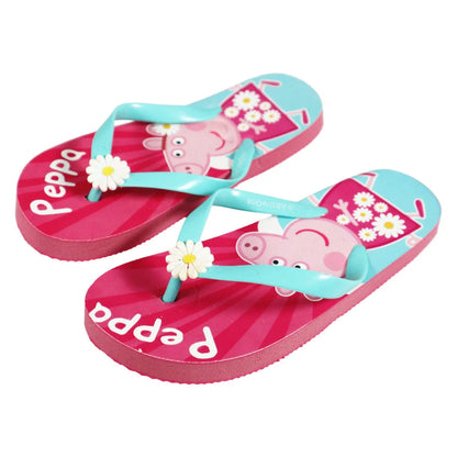 Peppa Pig Wutz Kinder Mädchen FlipFlops Sandalen Zehentrenner - WS-Trend.de Latschen Gr. 24-29