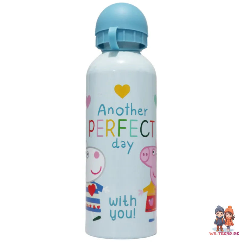 Peppa Wutz Kinder Aluminium Trinkflasche Wasserflasche Flasche 500 ml - WS-Trend.de