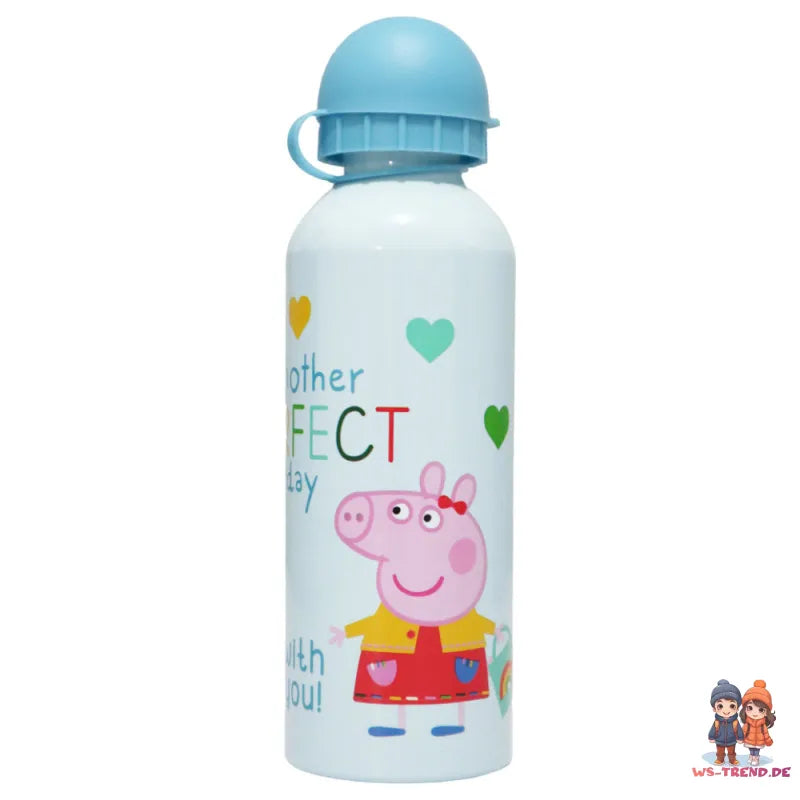 Peppa Wutz Kinder Aluminium Trinkflasche Wasserflasche Flasche 500 ml - WS-Trend.de