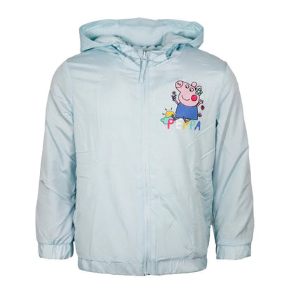 Peppa pig Wutz Kinder Mädchen Sommerjacke Jacke mit Kapuze - WS-Trend.de Gr. 98-116