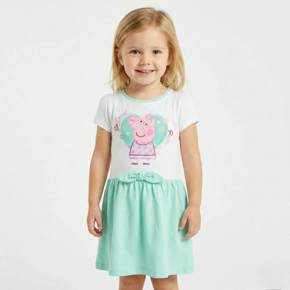 Peppa Wutz Kinder Mädchen Sommerkleid - WS-Trend.de Pig Kleid 92-116 Baumwolle NEU