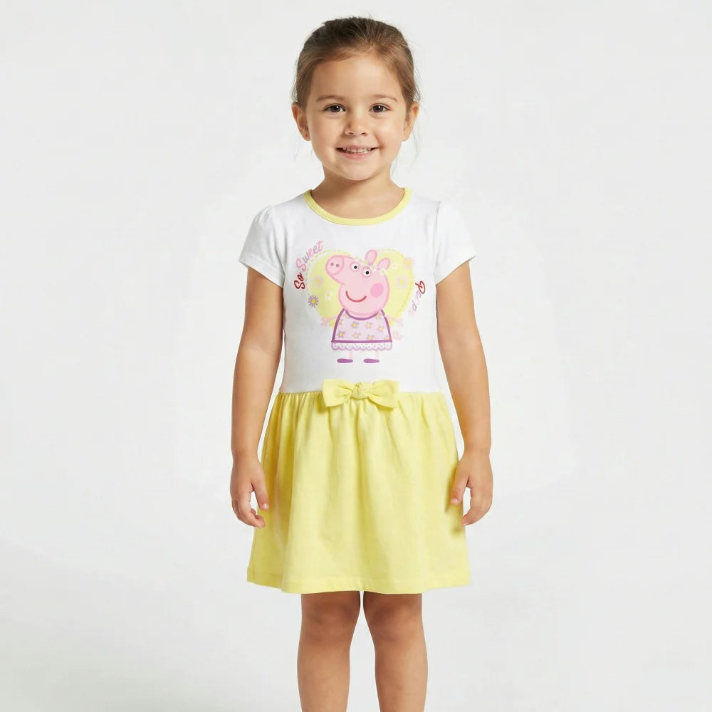 Peppa Wutz Kinder Mädchen Sommerkleid - WS-Trend.de Pig Kleid 92-116 Baumwolle NEU