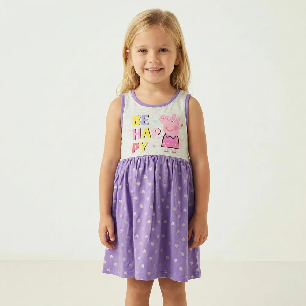 Peppa Wutz Pig Sommerkleid Kleid - WS-Trend.de Kinder Mädchen 92-116 Baumwolle NEU