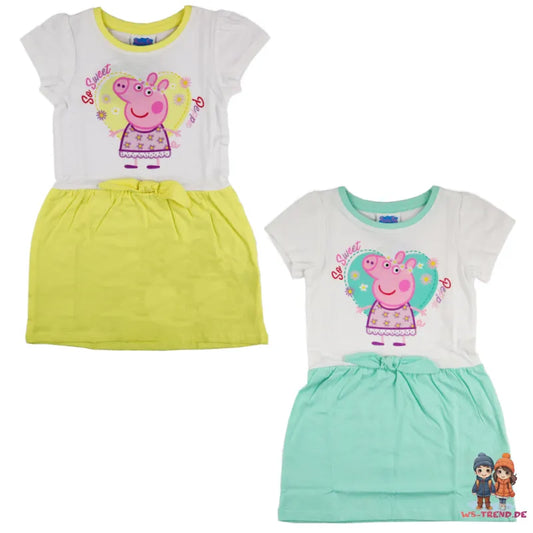 Peppa Wutz Kinder Mädchen Sommerkleid - WS-Trend.de Pig Kleid 92-116 Baumwolle NEU