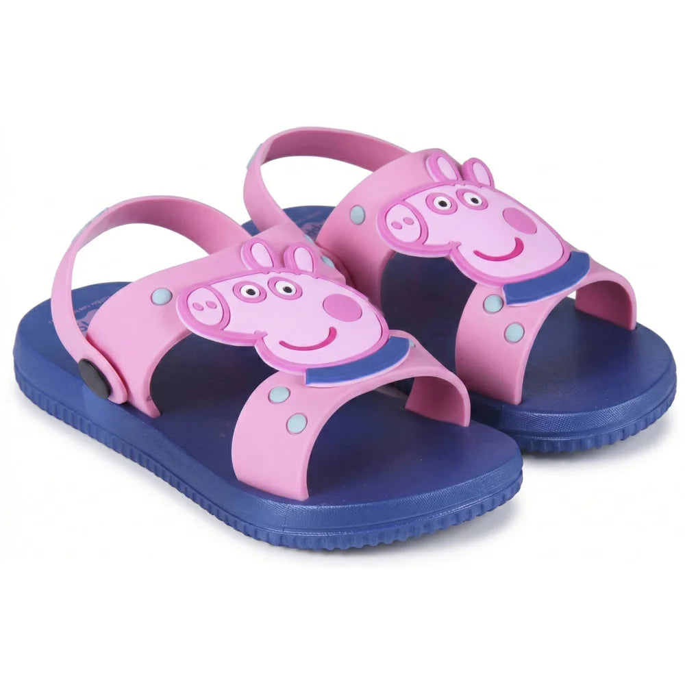 Peppa Pig Wutz Kinder Mädchen Sandalen Badeschuhe Latschen - WS-Trend.de 3D Optik - Hausschuhe 22-32