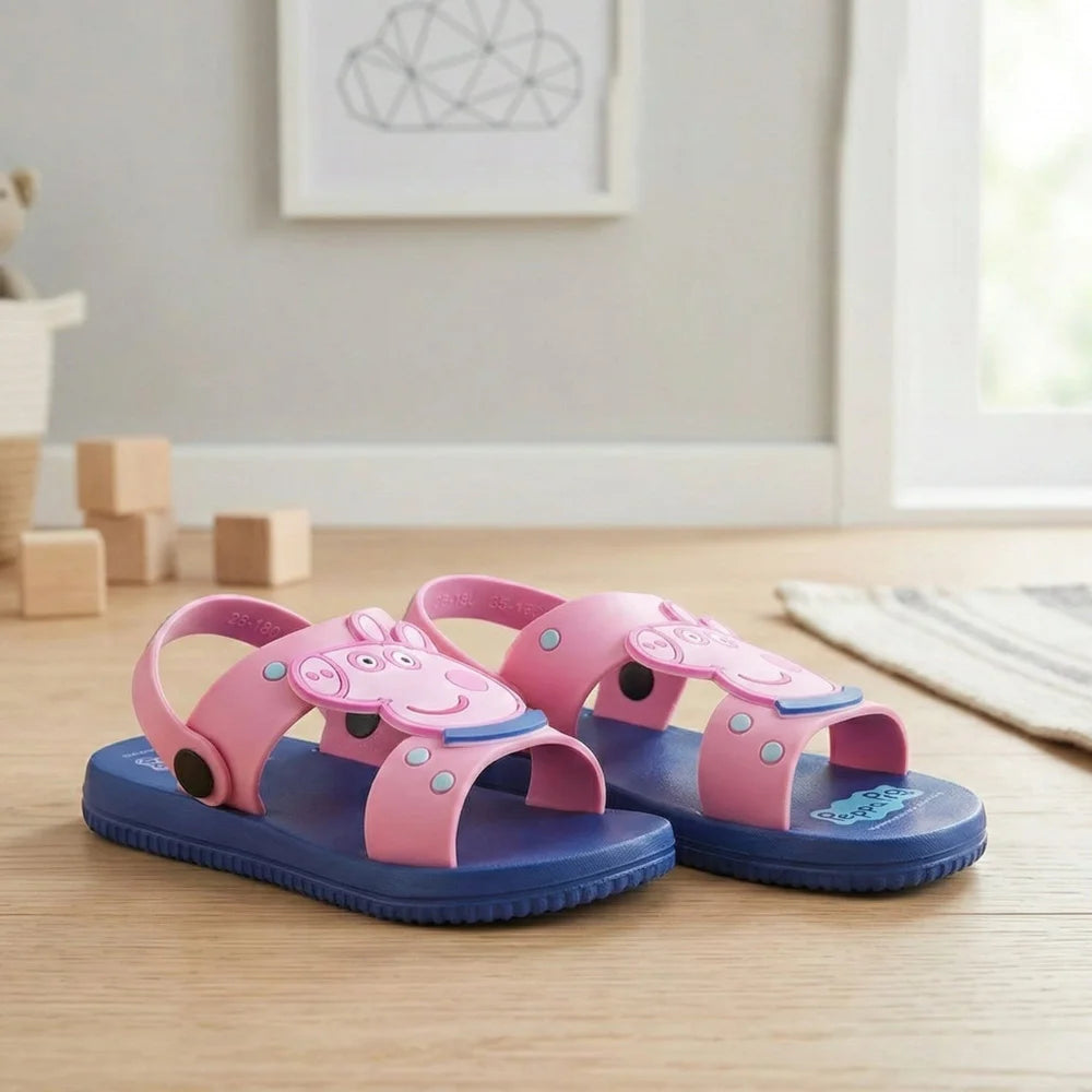 Peppa Pig Wutz Kinder Mädchen Sandalen Badeschuhe Latschen - WS-Trend.de 3D Optik - Hausschuhe 22-32