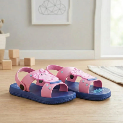 Peppa Pig Wutz Kinder Mädchen Sandalen Badeschuhe Latschen - WS-Trend.de 3D Optik - Hausschuhe 22-32