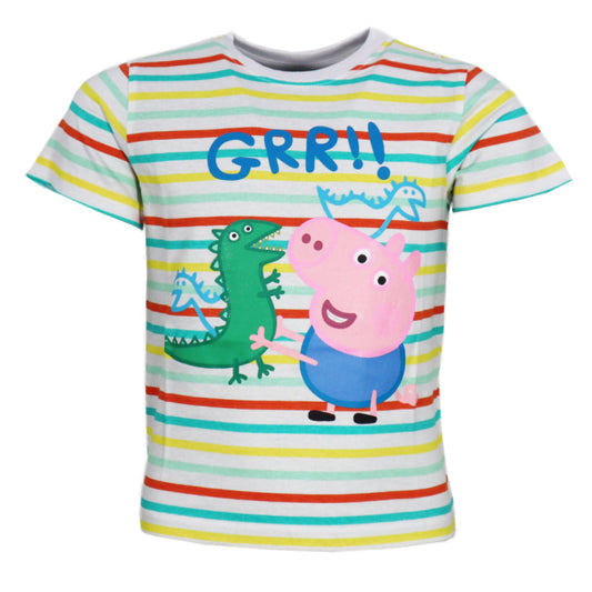 PEPPA Wutz Pig George Saurier Kinder T-Shirt für Jungen - WS-Trend.de 92-116 Baumwolle
