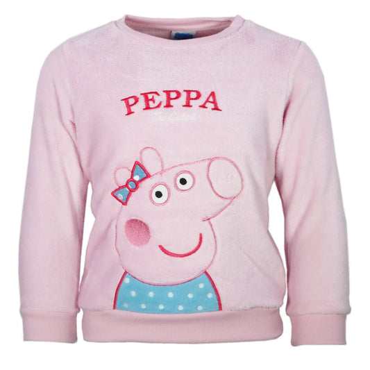Peppa Wutz Mädchen Kinder Coral Fleece Pullover Sweater Pulli - WS-Trend.de Pig 98 - 116