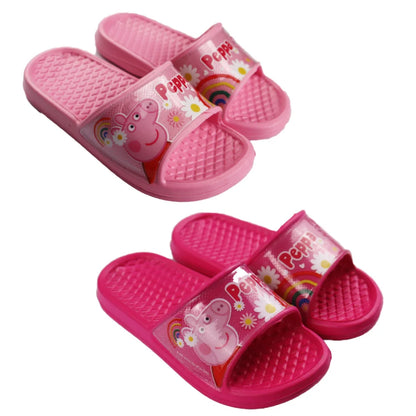 Peppa Wutz - Kinder Sandalen Latschen - WS-Trend.de Pig Mädchen Badeschuhe 22-33 rosa rot