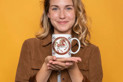Pferd Chinesisches Jahres Sternzeichen Tasse Kaffeetasse Teetasse Geschenkidee - WS-Trend.de