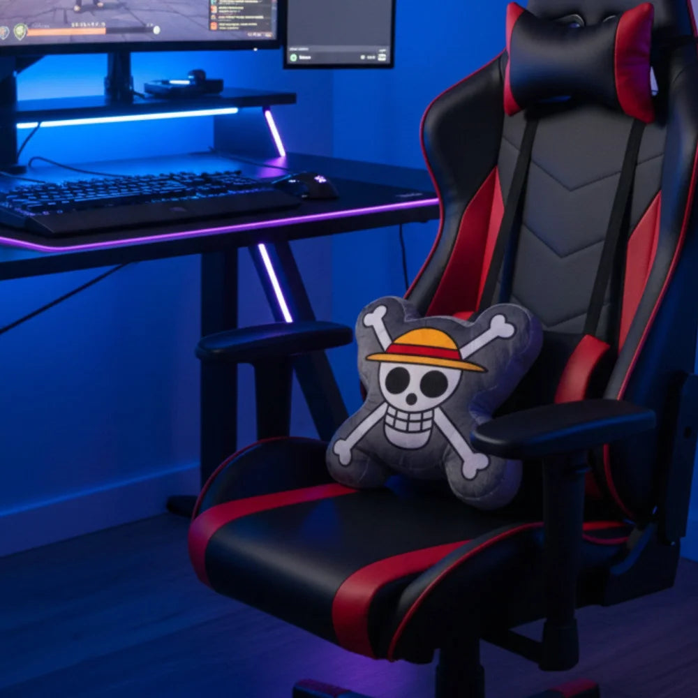 Anime One Piece Totenkopf mini Kissen Dekokissen 3D Cushion 35x35x7 cm - WS-Trend.de