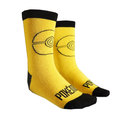 Pokemon Pikachu Kinder Jungen lange Socken 3er Pack Gr. 23 bis 34 - WS-Trend.de
