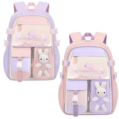 Häschen Hase Mädchen Rucksack Backpack Tasche Schultasche 45 x 32 17 cm - WS-Trend.de