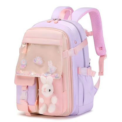 Häschen Hase Mädchen Rucksack Backpack Tasche Schultasche 45 x 32 17 cm - WS-Trend.de