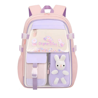 Häschen Hase Mädchen Rucksack Backpack Tasche Schultasche 45 x 32 17 cm - WS-Trend.de