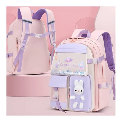 Häschen Hase Mädchen Rucksack Backpack Tasche Schultasche 45 x 32 17 cm - WS-Trend.de