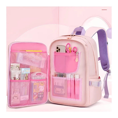 Häschen Hase Mädchen Rucksack Backpack Tasche Schultasche 45 x 32 17 cm - WS-Trend.de