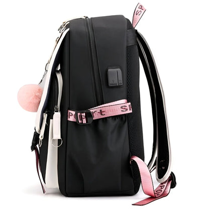 Puschel Mädchen Rucksack Backpack Tasche Schultasche 46 x 29 16 cm - WS-Trend.de