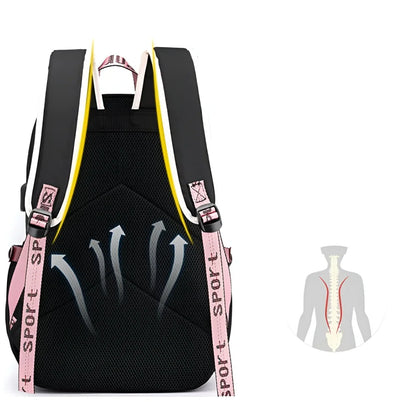 Puschel Mädchen Rucksack Backpack Tasche Schultasche 46 x 29 16 cm - WS-Trend.de