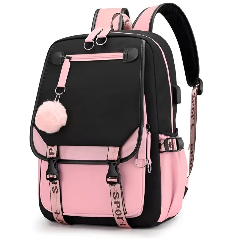 Puschel Mädchen Rucksack Backpack Tasche Schultasche 46 x 29 16 cm - WS-Trend.de