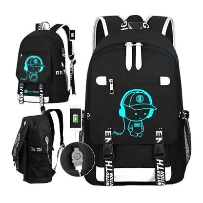 Cool Boy Music Jungen Rucksack Backpack Tasche Schultasche 44 x 27 16 cm - WS-Trend.de