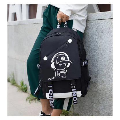 Cool Boy Music Jungen Rucksack Backpack Tasche Schultasche 44 x 27 16 cm - WS-Trend.de