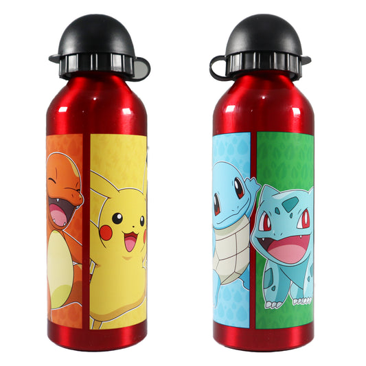 Pokemon Pikachu und Freunde Aluminium Wasserflasche Trinkflasche Flasche 500 ml