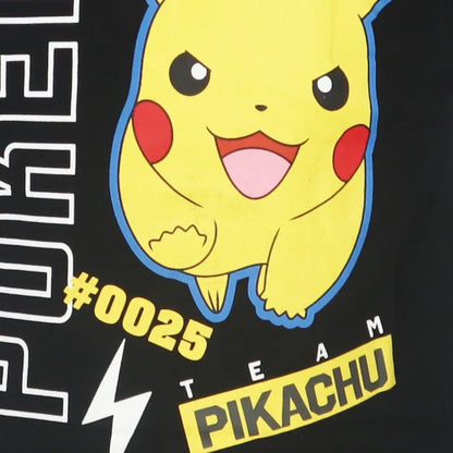 Pokémon Pikachu and Friends Kinder kurzarm T-Shirt - WS-Trend.de Kurzarm Shirt Baumwolle 110 bis 152 Weiß Schwarz