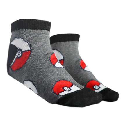 Pokemon Pikachu Kinder Jungen Sneaker kurze Socken 3er Pack Gr. 23 bis 34 - WS-Trend.de