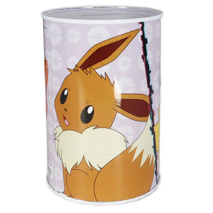 Pokemon Pikachu Evoli Glumanda XL Spardose aus Weißblech 1000 ml - WS-Trend.de
