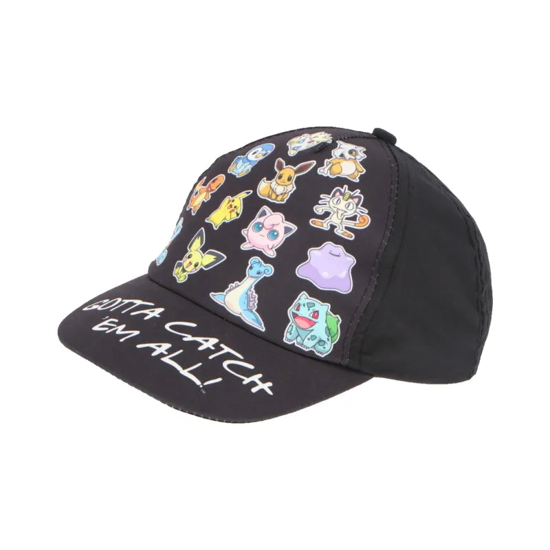 Pokemon Pikachu and Friends Jungen Kinder Basecap - WS-Trend.de Baseball Kappe Mütze Gr. 54 56
