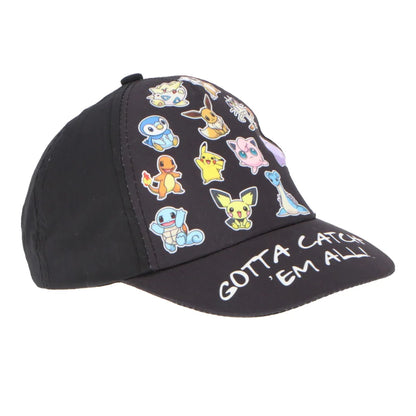 Pokemon Pikachu and Friends Jungen Kinder Basecap - WS-Trend.de Baseball Kappe Mütze Gr. 54 56