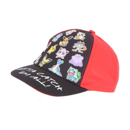 Pokemon Pikachu and Friends Jungen Kinder Basecap - WS-Trend.de Baseball Kappe Mütze Gr. 54 56