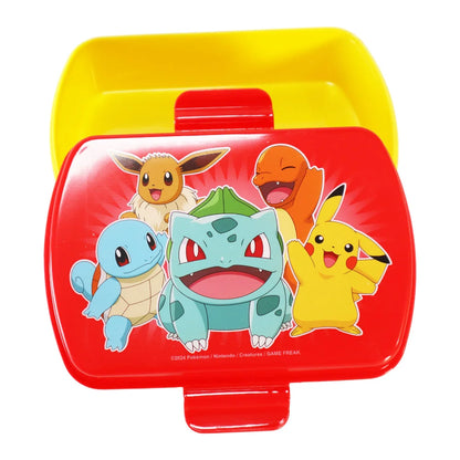 Pokemon Pikachu Kinder 2 teiliges Set Brotdose Trinkflasche 350 ml - WS-Trend.de