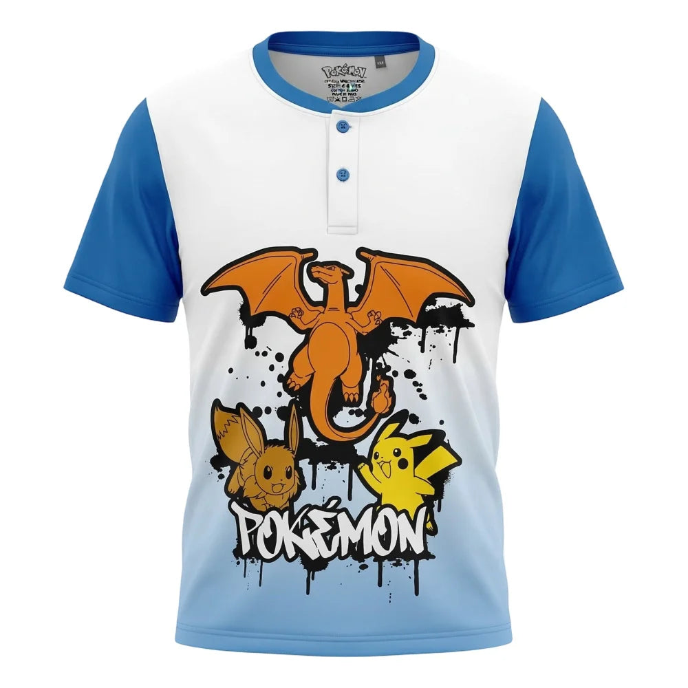 Pokemon Pikachu and Friends Kinder Schlafanzug Pyjama Shirt Shorts - WS-Trend.de