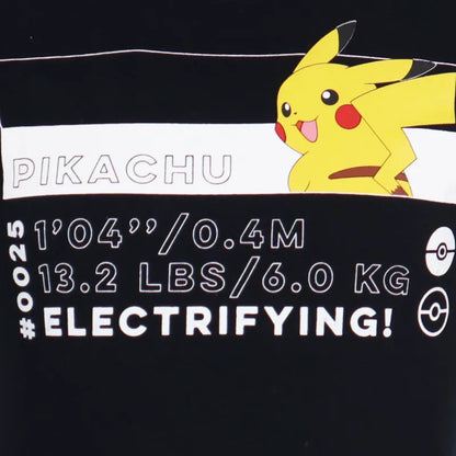 Pokémon Pikachu and Friends Kinder kurzarm T-Shirt - WS-Trend.de Kurzarm Shirt Baumwolle 110 bis 152 Weiß Schwarz