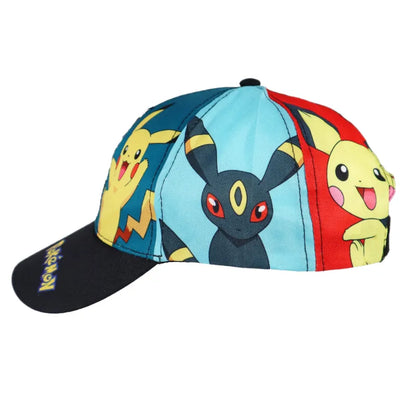 Pokemon Mauzi Pikachu Basecap Baseball Kappe Mütze allover Print - WS-Trend.de Kinder 54-56
