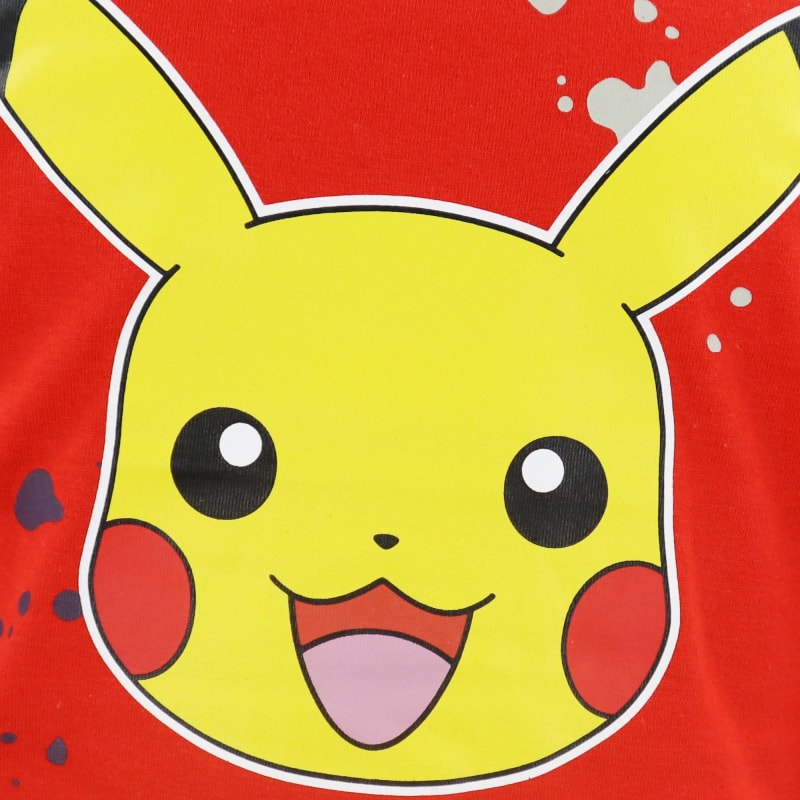 Pokemon Pikachu Kinder Jungen langarm Shirt - WS-Trend.de T-Shirt Baumwolle 116 bis 152 Rot